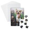 20 Pack A5 Blank Sublimation Puzzles, Custom Puzzle for DIY Crafts, White Cardboard Heat Press Jigsaw, 48 Pieces, Bulk